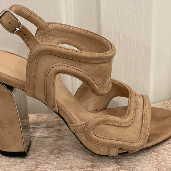 Balenciaga Paris Suede Sandals - Picture 1 of 10